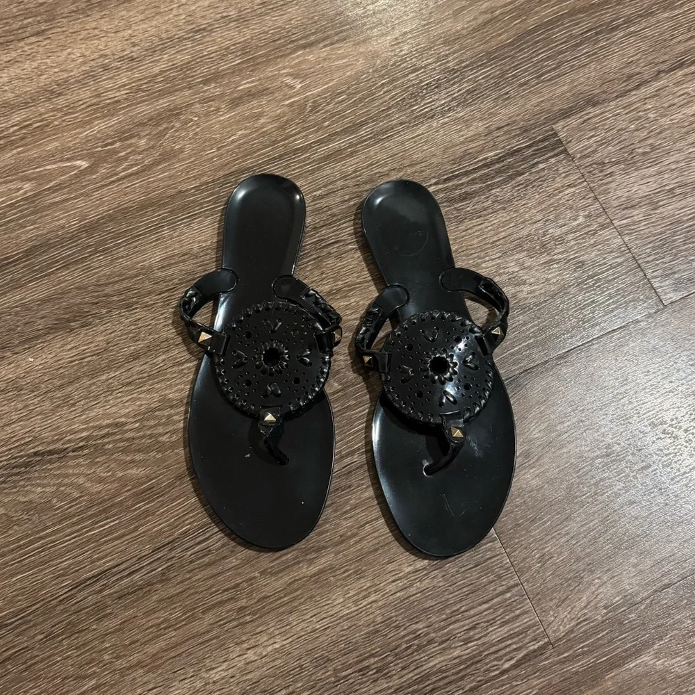 Jack Rodger’s jelly flip flops